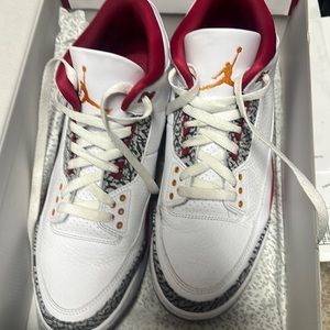 Nike Air Jordan 3 Retro “Cardinal” CT8532-126 Men's Sizes 10